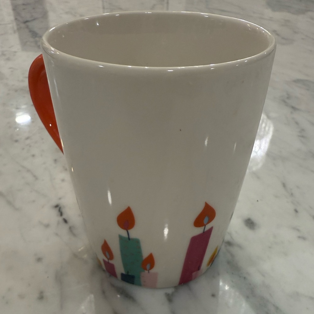 2020 STARBUCKS Happy Birthday Celebration Candles Coffee Tea Mug Cup 10 oz - Picture 3 of 6